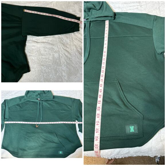 Essential Savage X Fenty Emerald Green Oversized Fleece Unisex USED - Picture 8 of 10